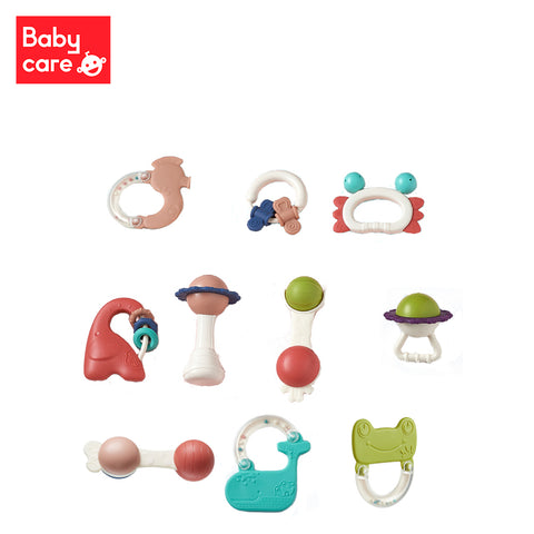 BabyCare rattle Set & Box-10 Pieces