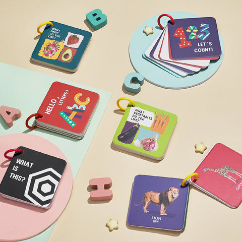 BabyCare Cognitive Cards-6 Pcs