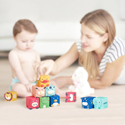 BabyCare Animal Building Blocks-6 Pcs