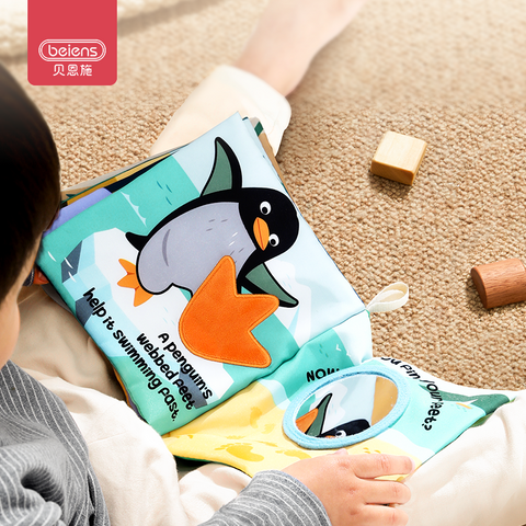 Beiens Animal Feet Cloth Book