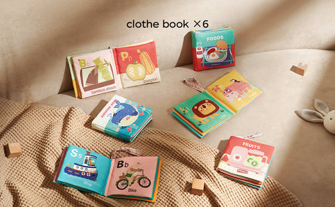 BabyCare Cloth Books Set-6 Pcs