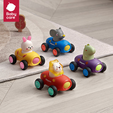 Push & Go Cars With Animals