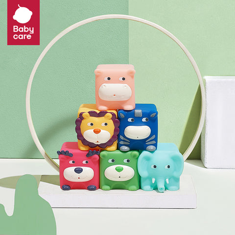 BabyCare Animal Building Blocks-6 Pcs